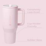HydroJug Traveler 32oz - Pink Sand | Insulated Stainless Steel Tumbler