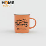 Bicycle Print Ceramic Coffee and Tea Mug