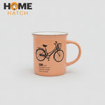 Bicycle Print Ceramic Coffee and Tea Mug