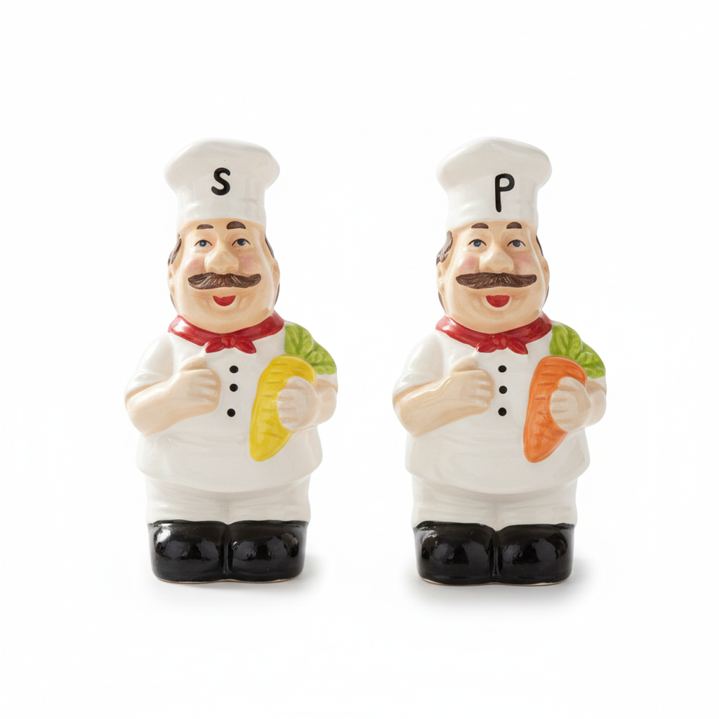 Bistro Chef Salt and Pepper Shaker Set