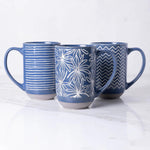 Blue Stoneware Coffee Mug 550ml Pakistan – Large Heat-Retaining Stoneware Cup for Coffee, Tea & Daily UsE