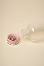 Borosilicate Glass Water Bottle with Plastic Cap – H2O Style Leakproof