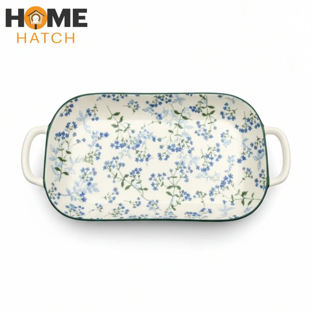 Brilliant 14" Oval Plate with Handle