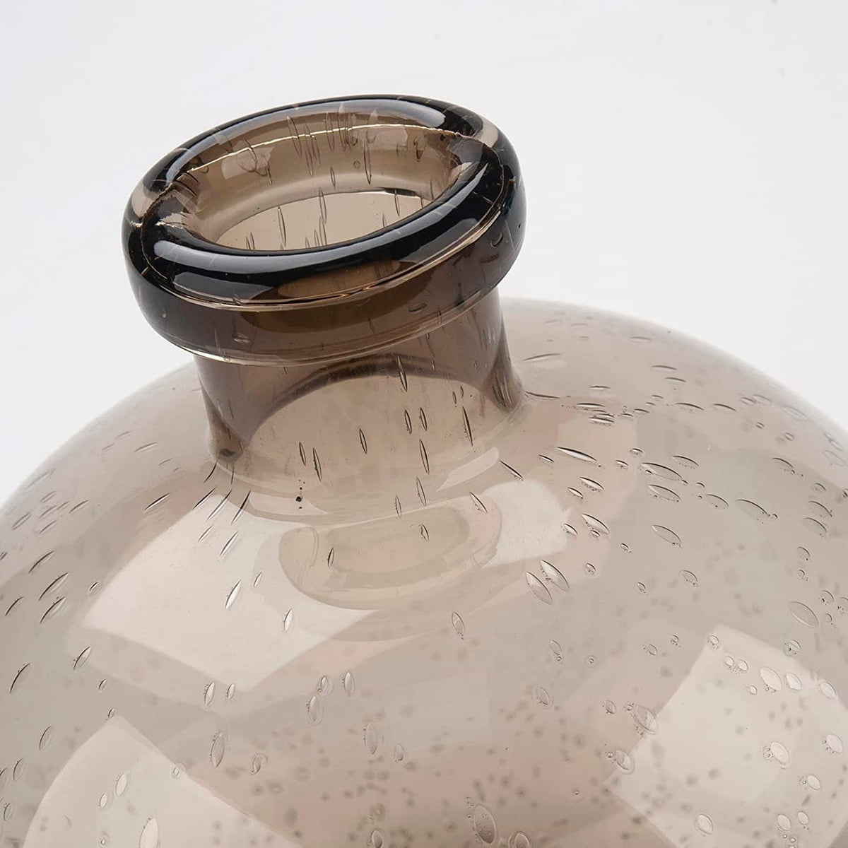 Vintage Transparent Bud Glass Vase | Home Decor