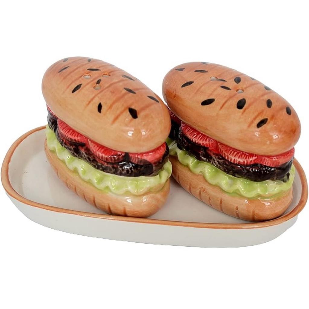 Burger Salt and Pepper Shakers Set - homehatchpk