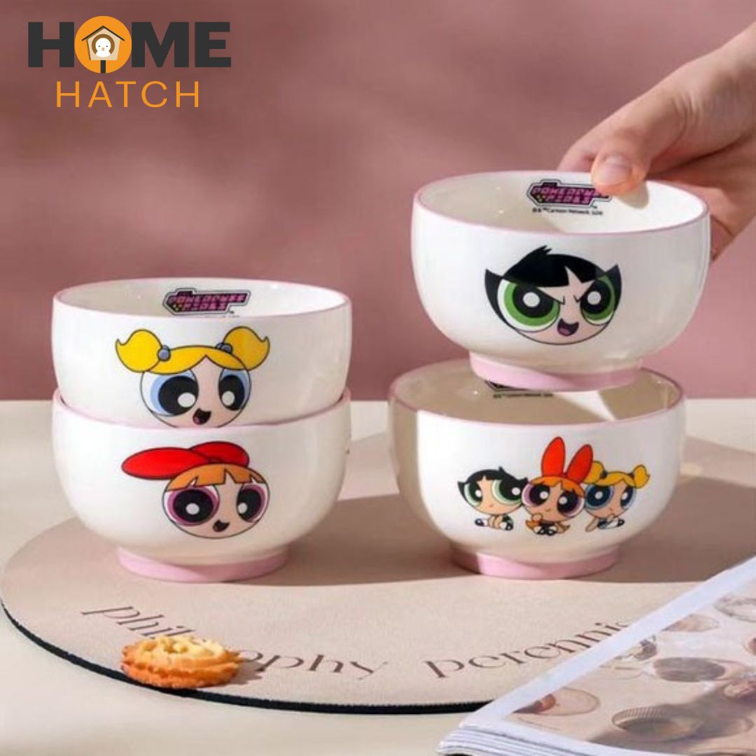 Powerpuff Girls Ceramic Bowl – Home Hatch Pakistan