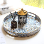 Oblong Abstract Pattern Design Serving Tray | Décor Tray