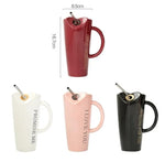 Ceramic Coffee Mug with Straw - Home Hatch