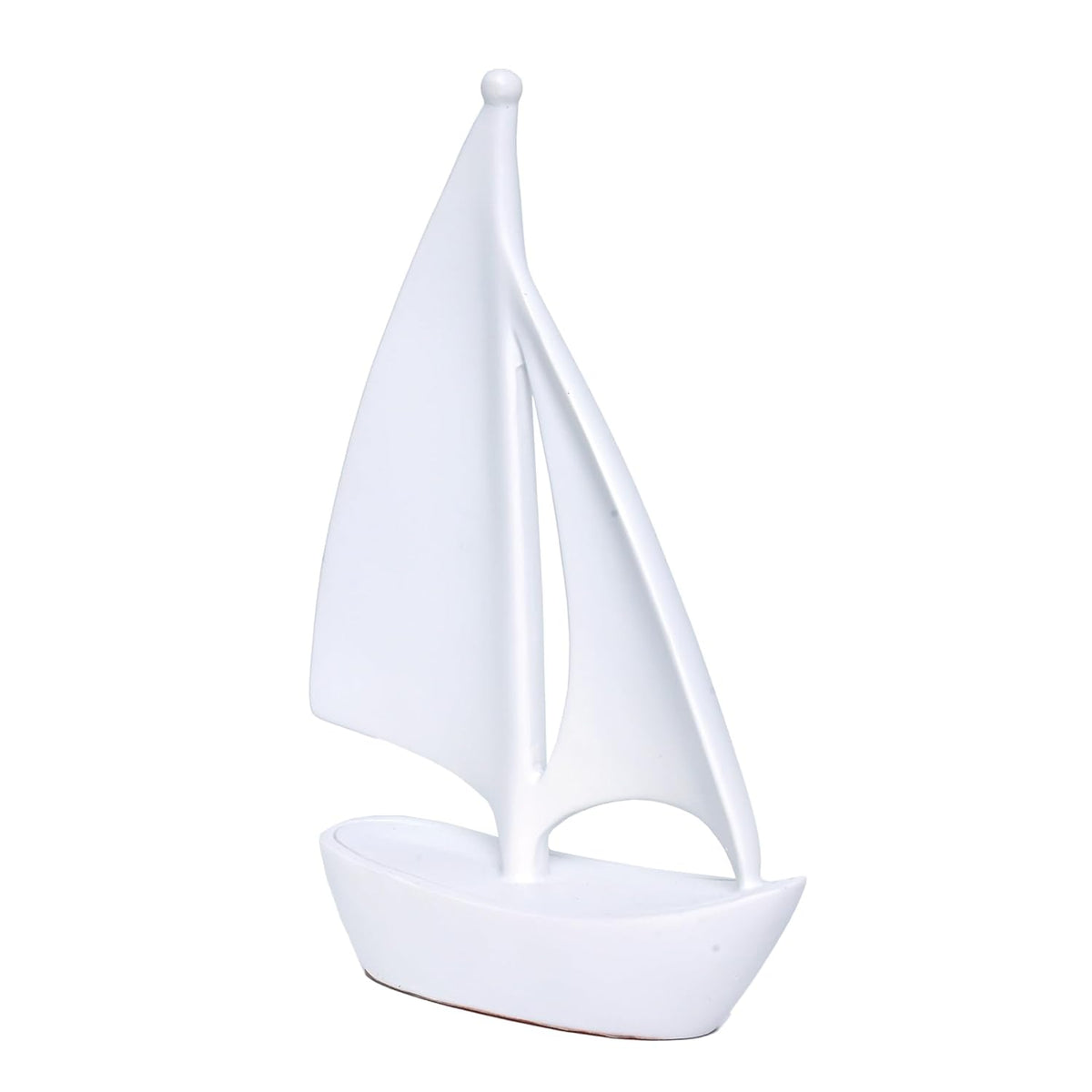 Modern Ceramic Sailboat Figurine | Home Décor