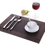 Checkered PVC Table Placemats –Dining Mats Set of 6