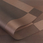Checkered PVC Table Placemats –Dining Mats Set of 6