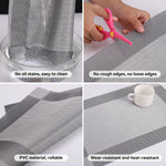 Checkered PVC Table Placemats –Dining Mats Set of 6
