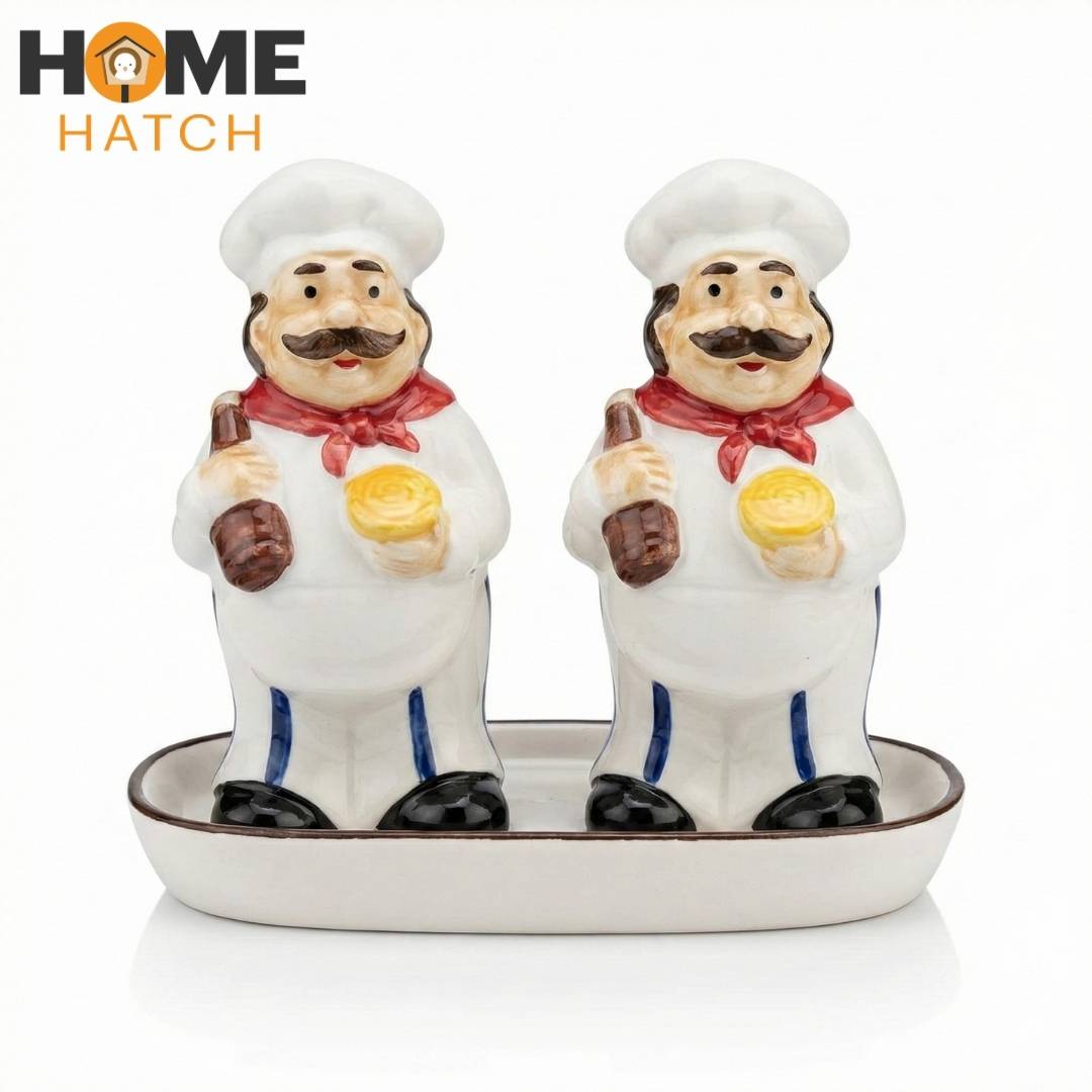 بسٹرو شیف نمک اور کالی مرچ شیکر سیٹ | باورچی خانے کے لوازمات