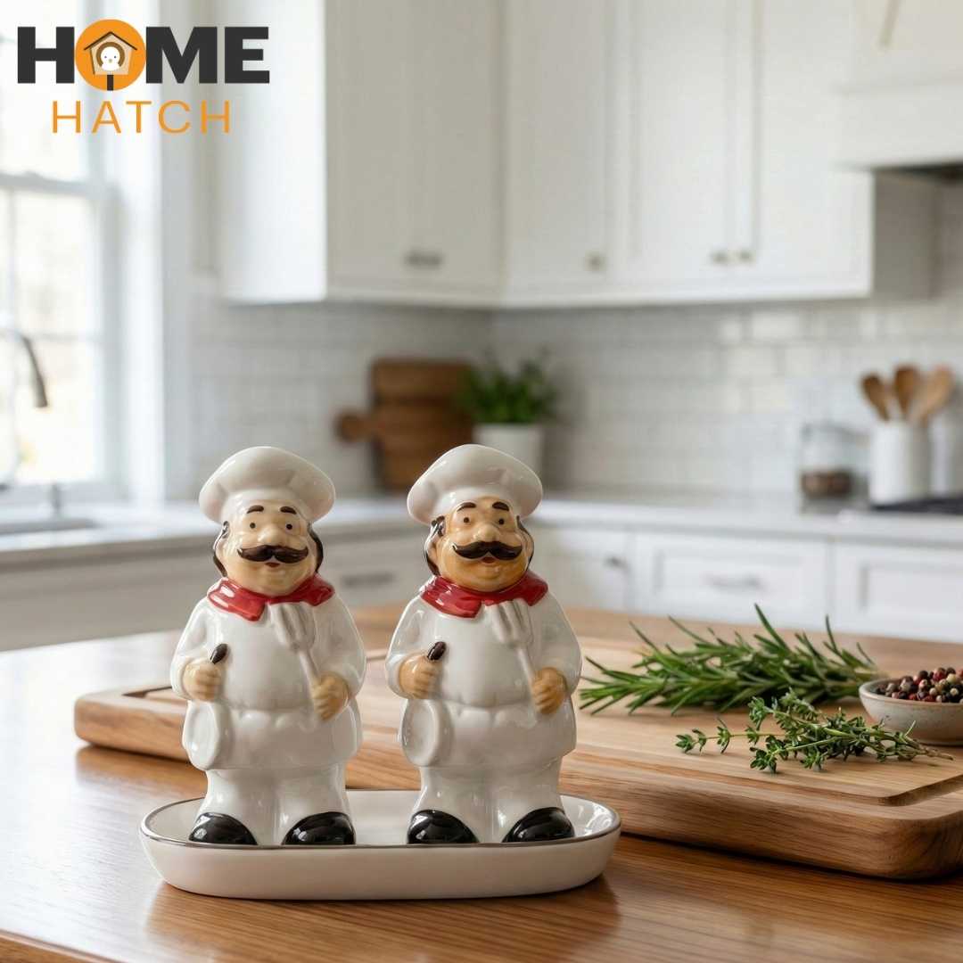 بسٹرو شیف نمک اور کالی مرچ شیکر سیٹ | باورچی خانے کے لوازمات