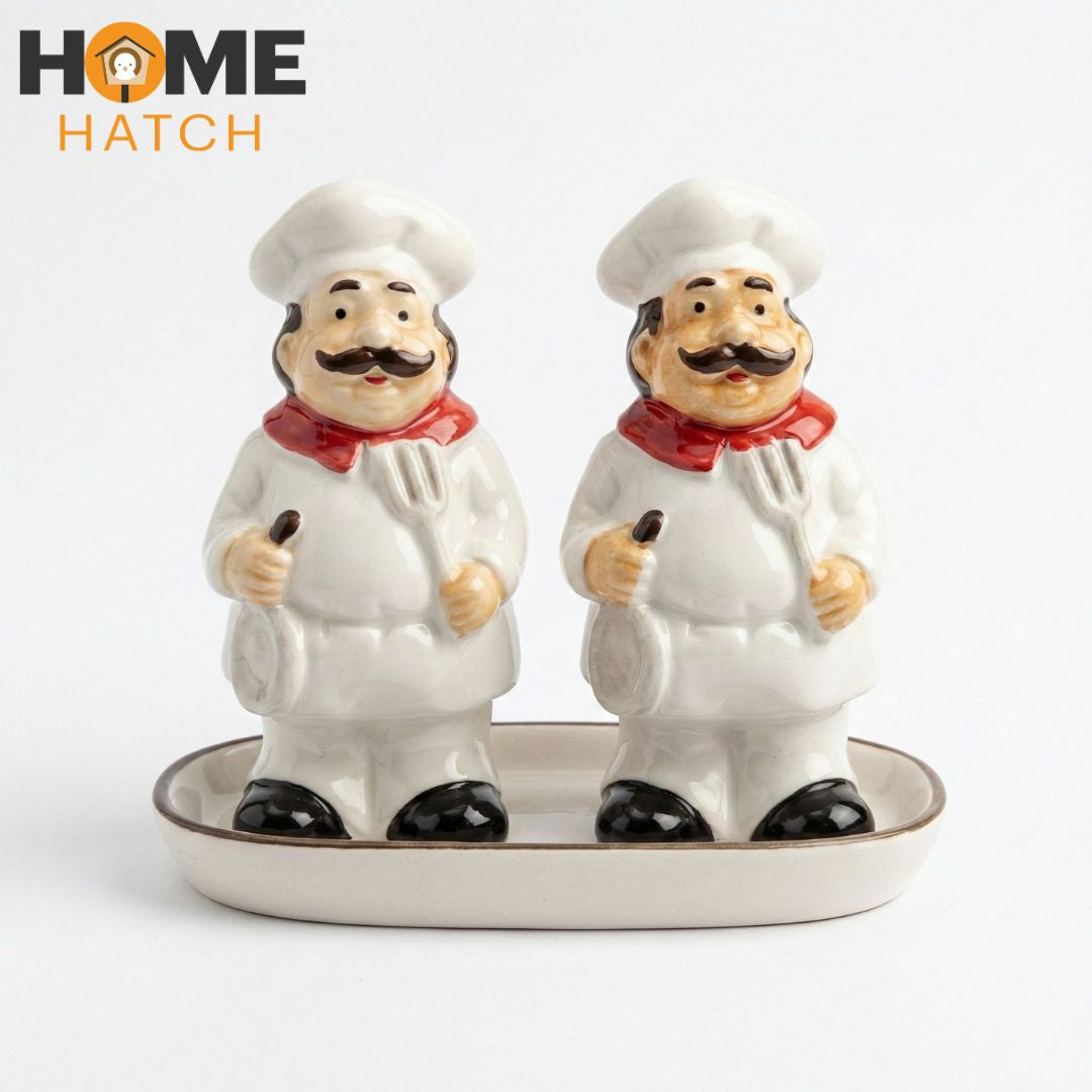 بسٹرو شیف نمک اور کالی مرچ شیکر سیٹ | باورچی خانے کے لوازمات