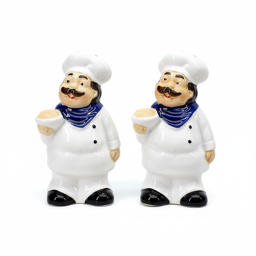 بسٹرو شیف نمک اور کالی مرچ شیکر سیٹ | باورچی خانے کے لوازمات