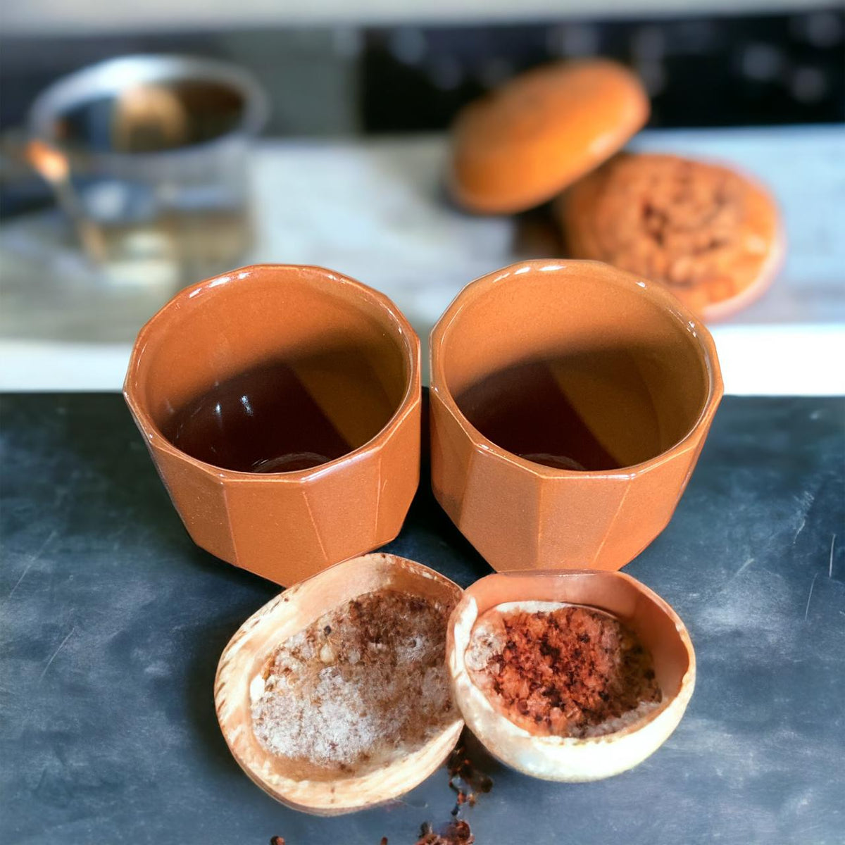 Chocolate Brown Ceramic Serving Ramekins - Home Hatch