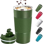 Insulated Stainless Steel Car/Travel Coffee Mug with Non-Slip Case - Home Hatch