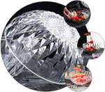 Delisoga 7-Pcs Crystal Glass Modern Desert Ice-Cream Sundae Bowl Set