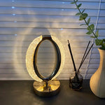 Crystal Golden Led Table Lamp