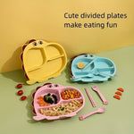 Cute Dinosaur Toddlers Serving set | Children Food Supplement Tableware - Home Hatch