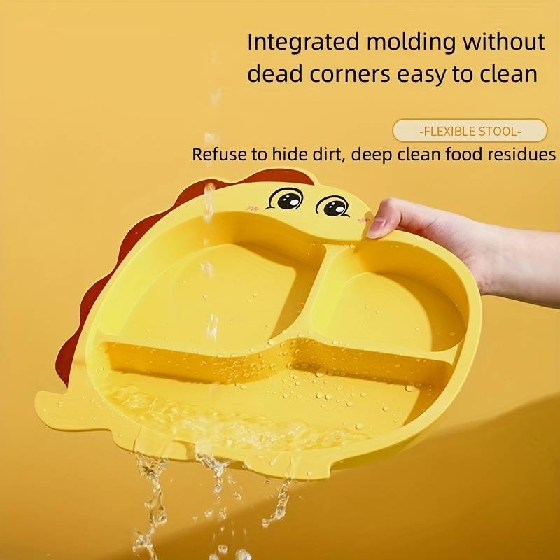 Cute Dinosaur Toddlers Serving set | Children Food Supplement Tableware - Home Hatch