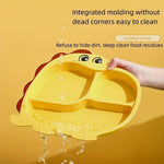 Cute Dinosaur Toddlers Serving set | Children Food Supplement Tableware - Home Hatch