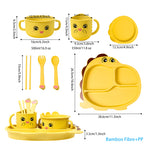 Cute Dinosaur Toddlers Serving set | Children Food Supplement Tableware - Home Hatch