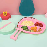 Cute Dinosaur Toddlers Serving set | Children Food Supplement Tableware - Home Hatch