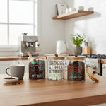 DANNY HOME 3-Piece 750 ml Glass Storage Jars with Bamboo Lids – Airtight Kitchen Storage Containers”