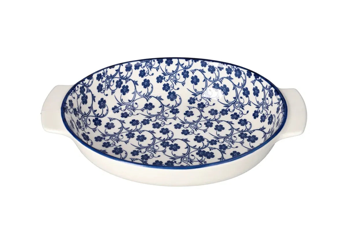 Danny Home Floral Ceramic Bowls with Handle – Multi-Purpose Serveware – Home Hatch Pakistan