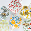 DANNY HOME Fruit Print Ceramic Serving Dish – Elegant Tableware for Serving Fruits & Snacks