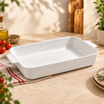 DANNY HOME ceramic baking dishwhite ceramic baking dishrectangular ceramic baking dishceramic bakeware trayrectangular baking trayceramic casserole dishlasagna baking dishoven to table baking dishceramic baking tray Pakistanceramic bakeware PakistanDANNY HOME white rectangular ceramic baking dish for lasagna, casseroles, baked pasta, roasting and oven-to-table serving.