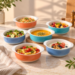 Danny Home 6-Piece Ceramic Bowl Set – Multicolour Soup & Snack Bowls | Premium ServewareAdd a pop of colour and sophistication to your dining table with the Danny Home 6-Piece Ceramic Bowl Set from Home Hatch. Each bowl is crafted from high-quality ceramic with a smooth glazed finish, making it perfect for both everyday use and special occasions. Whether you’re serving soup, snacks, cereal, desserts, or side dishes, this set blends practicality with premium style for Pakistani homes that value quality