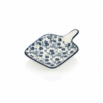 DANNY HOME Navy Blue Floral Ceramic Tray with Handle 4.75 Inch – Home Hatch Pakistan