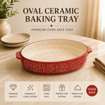 Danny Ceramic Baking Tray – premium oven safe dish with handles – Home Hatch PakistanDANNY HOME ceramic baking trayoval ceramic baking dishoven safe ceramic dishceramic casserole dishoval baking trayceramic oven dishoven to table bakewareceramic roasting dishpremium ceramic bakewareceramic baking dish PakistanDANNY HOME oval ceramic baking tray and premium oven-safe dish for casseroles, roasting, baked pasta, vegetables and table serving.