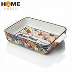 Danny Home Rectangular Ceramic Baking & Oven Tray – Premium Bakeware Dish – Home Hatch Pakistan