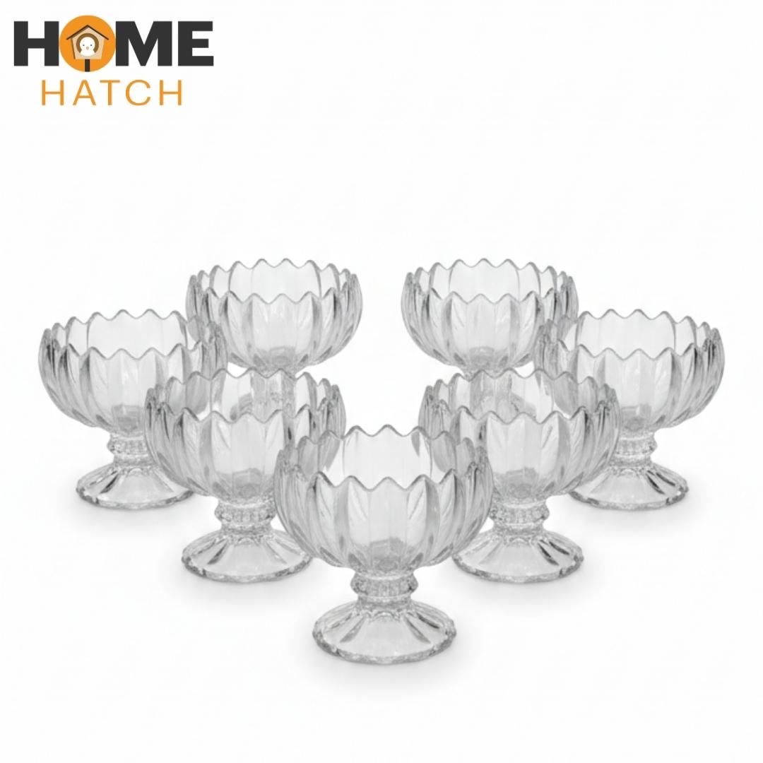 Delisoga crystal glass dessert cup set of 6 – Home Hatch Pakistancrystal glass dessert cupsdessert cup set of 6 Pakistanglass ice cream cupsDelisoga dessert cupsHome Hatch glasswareglass pudding cupsserving bowls for dessertscrystal style glass cupsdessert serving cups Pakistanglass dessert bowls