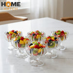 Delisoga crystal glass dessert cup set of 6 – Home Hatch Pakistancrystal glass dessert cupsdessert cup set of 6 Pakistanglass ice cream cupsDelisoga dessert cupsHome Hatch glasswareglass pudding cupsserving bowls for dessertscrystal style glass cupsdessert serving cups Pakistanglass dessert bowls