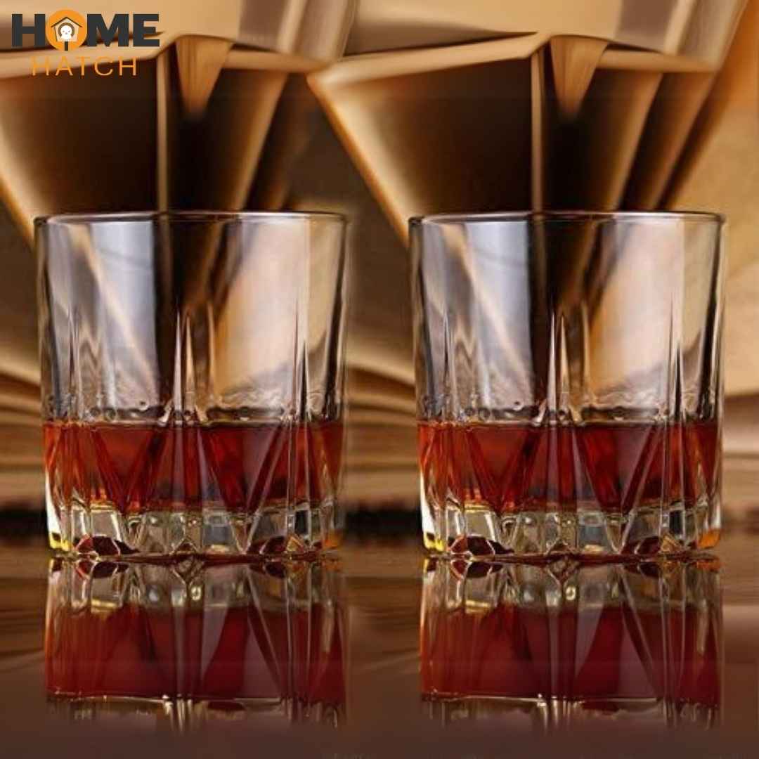 Delisoga Old Fashioned 6-Pcs Drinking Glass