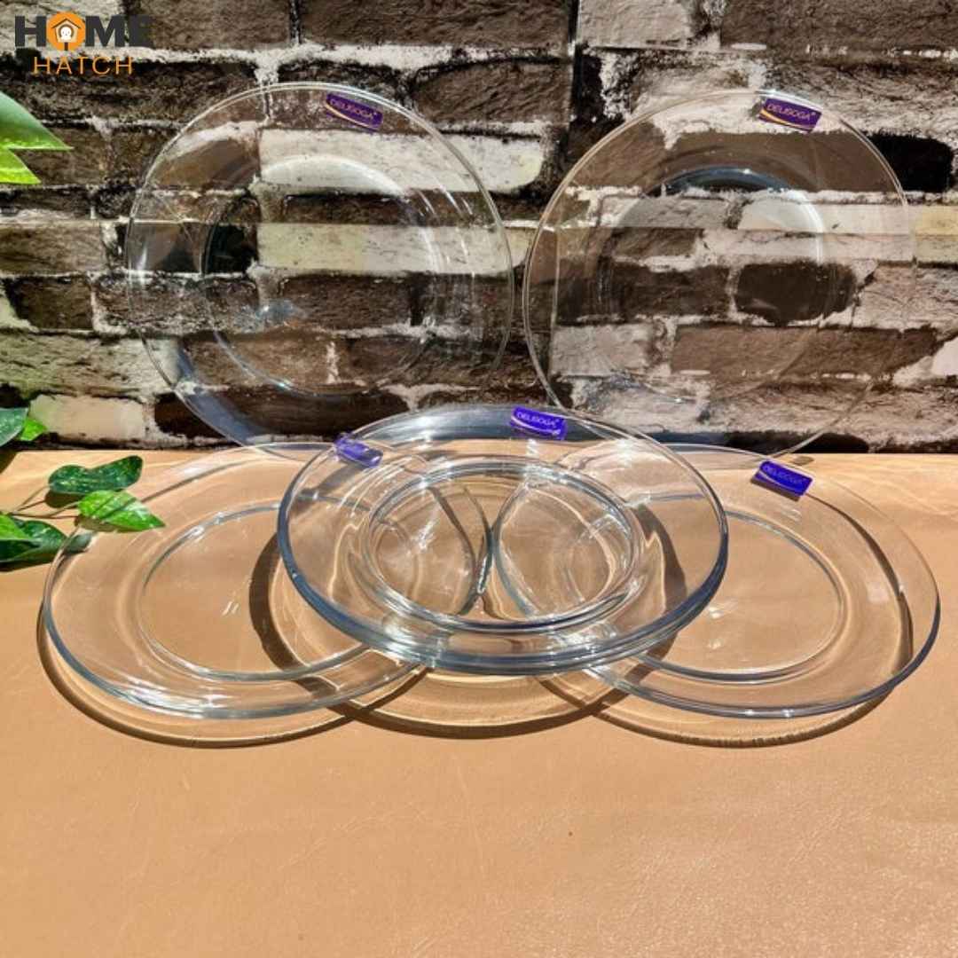 ملٹی کلر آل پرپز چینی مٹی کے برتن پلیٹیں۔