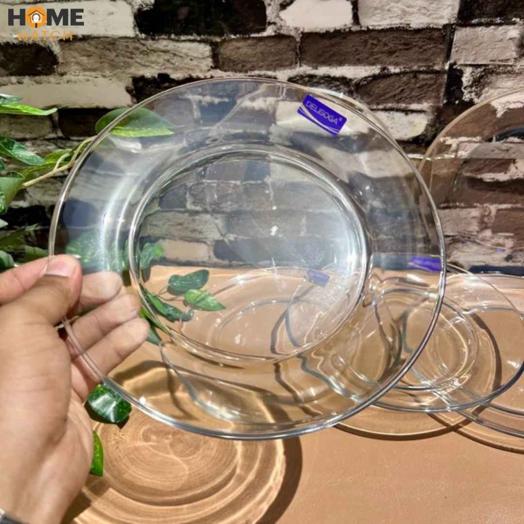 ملٹی کلر آل پرپز چینی مٹی کے برتن پلیٹیں۔