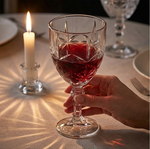 Delisoga premium crystal goblet glass set 6 pcs 340ml – Home Hatch Pakistan