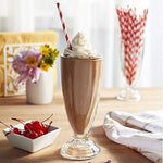 Delisoga Premium Milkshake/Juice Glass | Falooda Glass - Set of 6 - Home Hatch