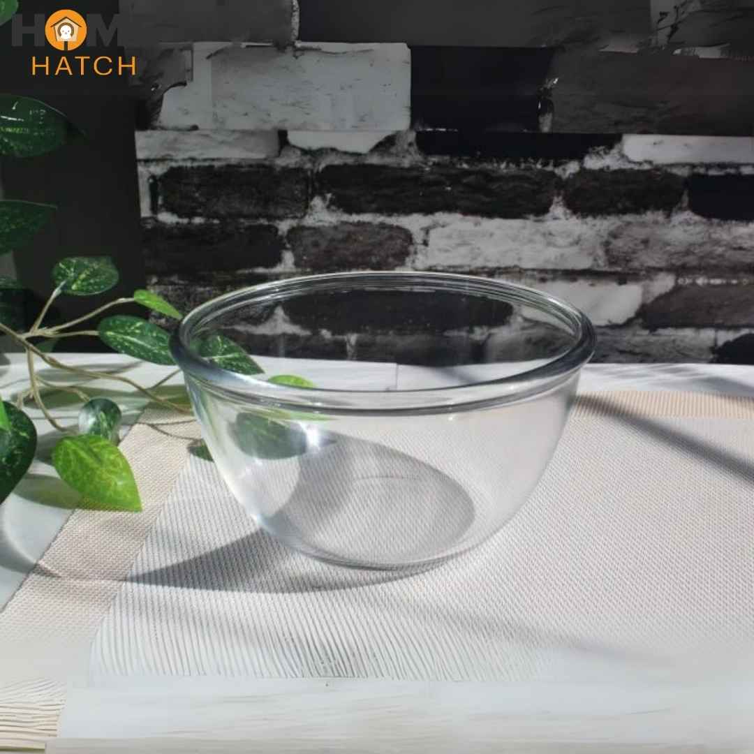 Delisoga Clear Serving/Mixing Bowl - 2pcs | Tableware