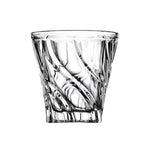 Delisoga Swirl Transparent Drinking Glass - Set of 6 - Home Hatch