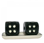 Dice Shaped Salt and Pepper Shaker Set with Tray | Kitchen Accessories-Homehatchpk