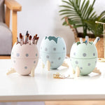 Dinosaur Egg Pen Holder | Makeup Brush Holder