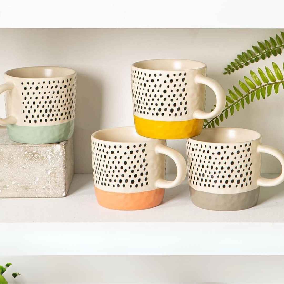 Dipped Dots Coffee Mugs