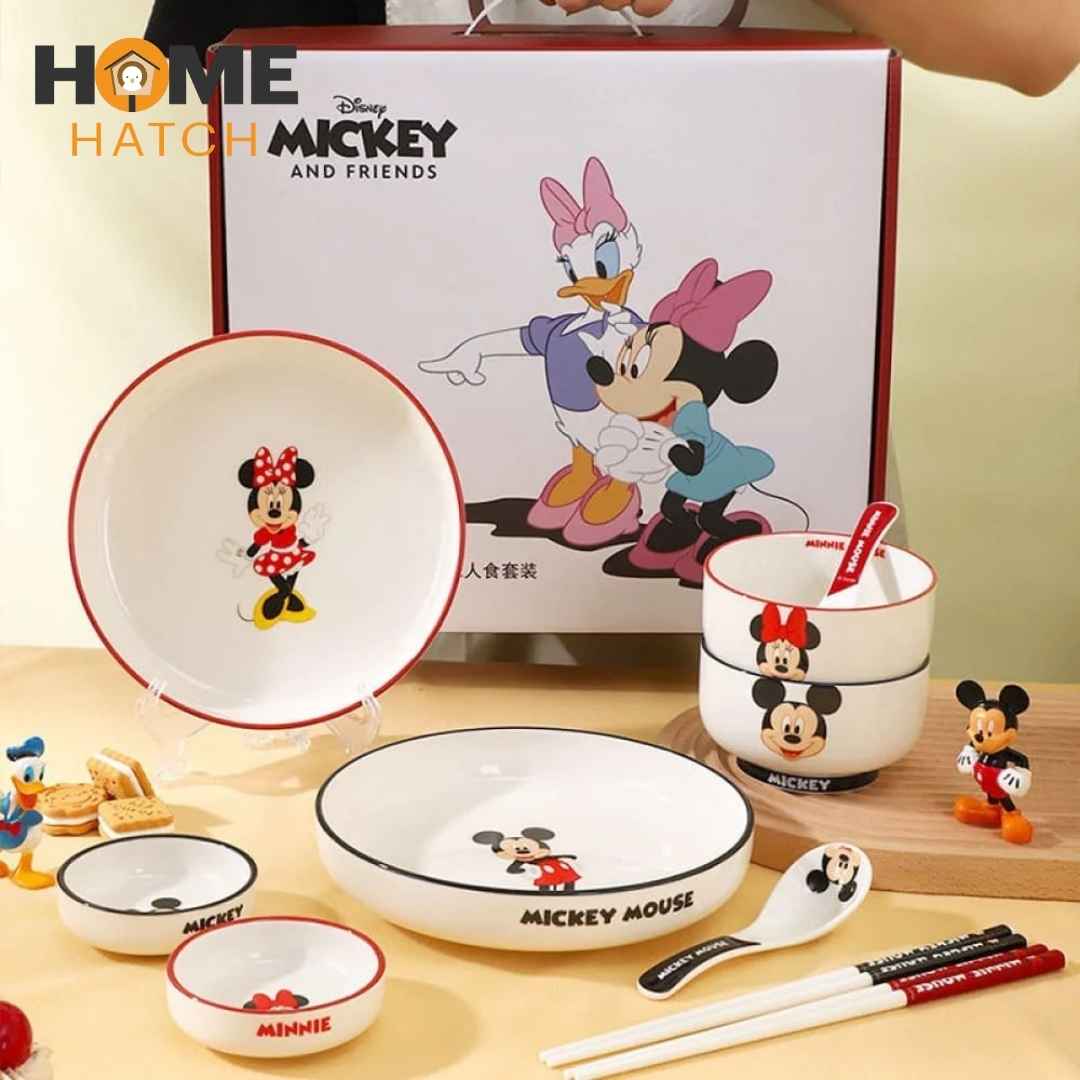 Disney Mickey Ceramic 6-Piece Bowl Set
